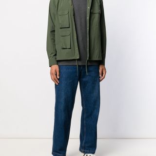 Grey Logo Embroidered T-Shirt