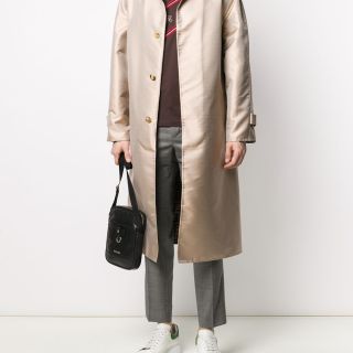Single-breasted Belted Trench Coat