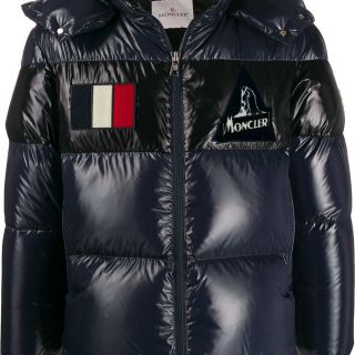 Logo Patch Padded Jacket