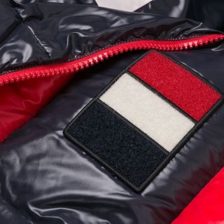 Logo Patch Padded Jacket