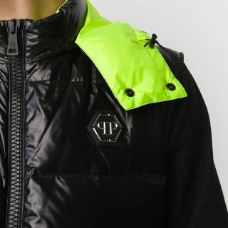 Hooded Logo Gilet